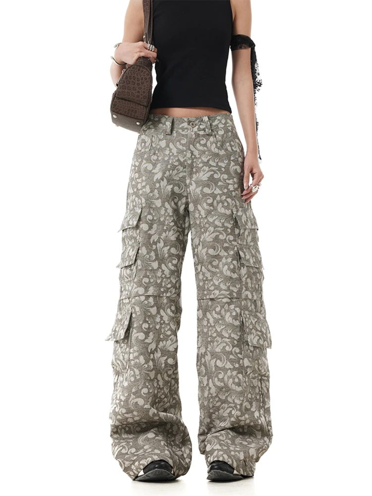 Льняные рабочие брюки в американском стиле ретро с несколькими карманами, свободные прямые летние широкие длинные брюки для мужчин и женщин
Льняные рабочие брюки в американском стиле ретро с несколькими карманами, свободные прямые летние широкие длинные брюки для мужчин и женщин