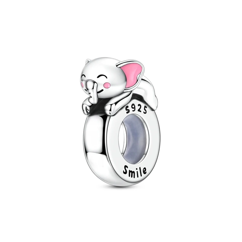Original 925 Sterling Silver Charms Bead CZ Zircon little Elephant Rubber Stopper Clips Dangle Women Lover DIY Jewelry Gifts
Original 925 Sterling Silver Charms Bead CZ Zircon little Elephant Rubber Stopper Clips Dangle Women Lover DIY Jewelry Gifts