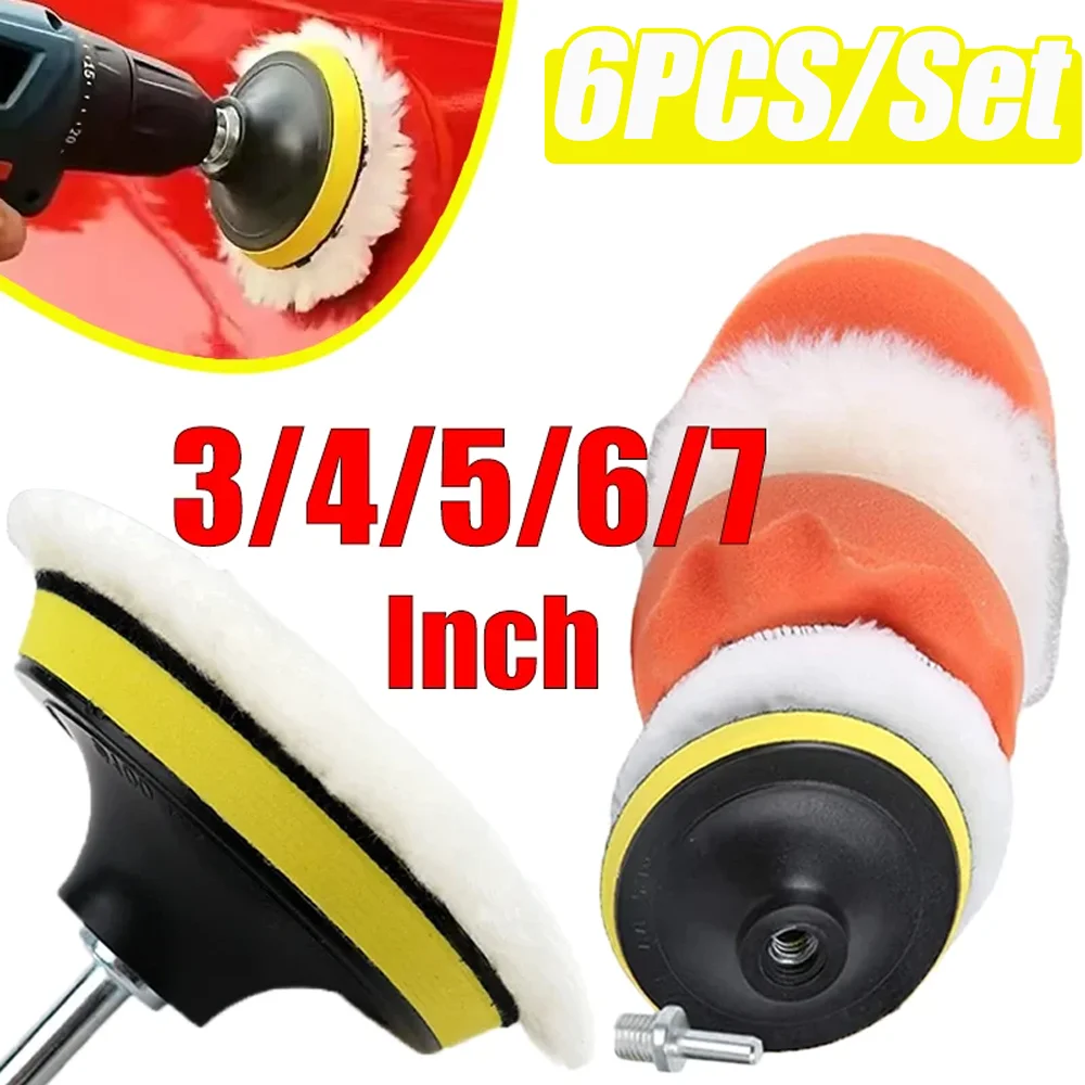 6PCS Car Polishing Sponge Tool Set Multi-purpose Car Paint Care Maintenance Beauty Adapter Auto Cleaning Tools 3/4/5/6/7Inch
6PCS Car Polishing Sponge Tool Set Multi-purpose Car Paint Care Maintenance Beauty Adapter Auto Cleaning Tools 3/4/5/6/7Inch
