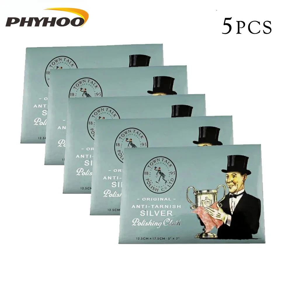 PHYHOO Gold Polishing Cloth jewelry clean cloth Box 1 slice packing 5 pieces of packaging to sell wholesale
PHYHOO Gold Polishing Cloth jewelry clean cloth Box 1 slice packing 5 pieces of packaging to sell wholesale