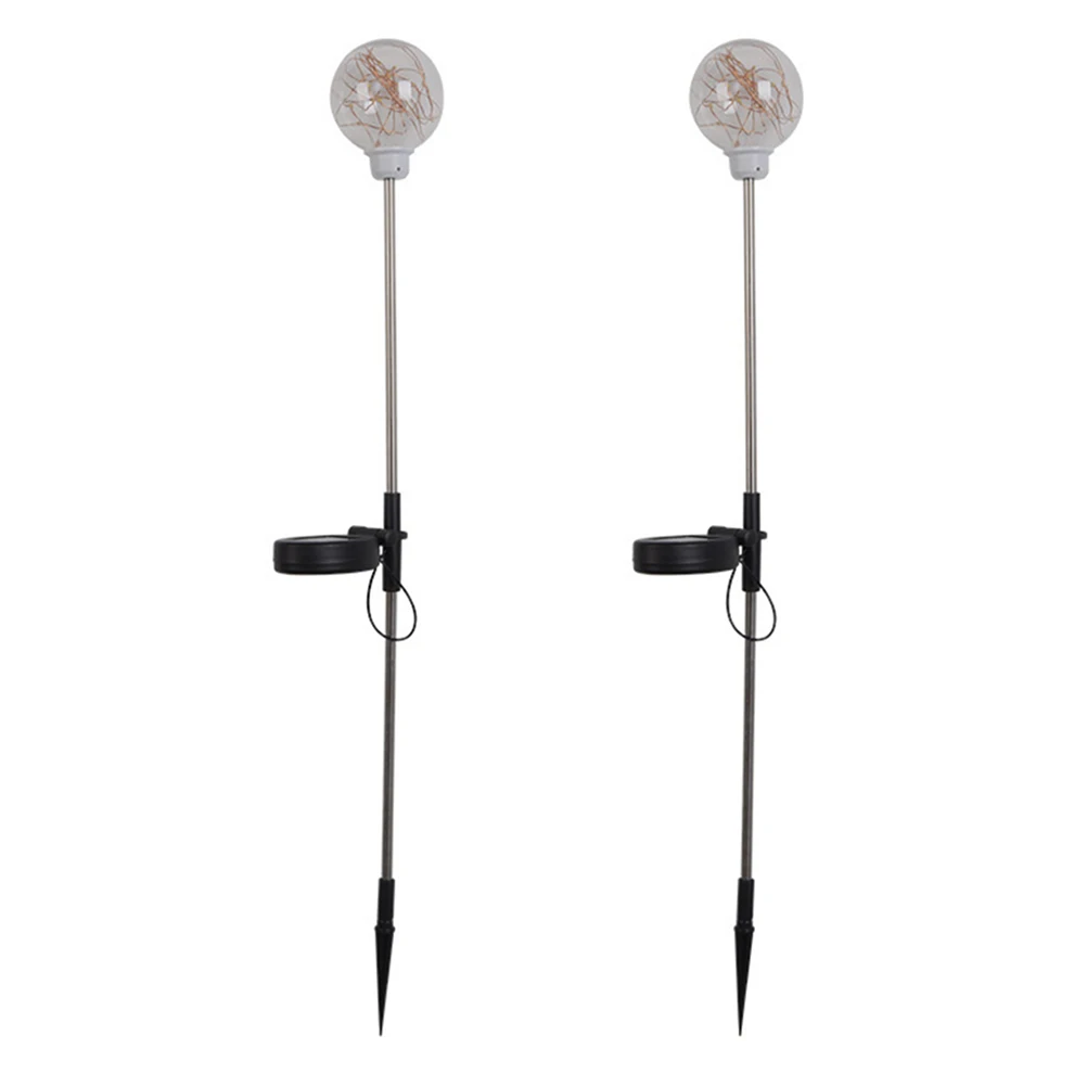 2pcs Solar Lawn Light Outdoor LED Waterproof Energy-Saving Round Ball Ground Lamp for Garden Patio Decoration Solar Powered
2pcs Solar Lawn Light Outdoor LED Waterproof Energy-Saving Round Ball Ground Lamp for Garden Patio Decoration Solar Powered