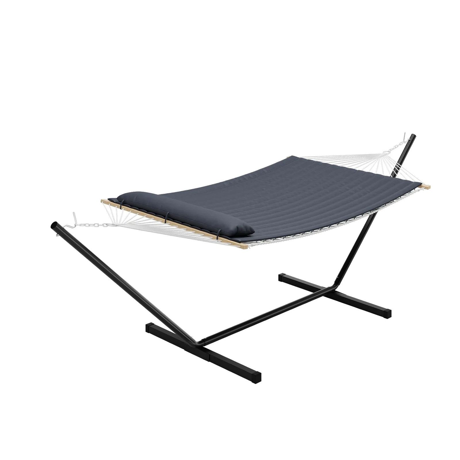 Double Hammock with Stand Curved-Bar Hammock, 450LBS Capacity, 2 Person Large Hammock Indoor and Outdoor Hammock, for Backyard Patio Beach
Double Hammock with Stand Curved-Bar Hammock, 450LBS Capacity, 2 Person Large Hammock Indoor and Outdoor Hammock, for Backyard Patio Beach