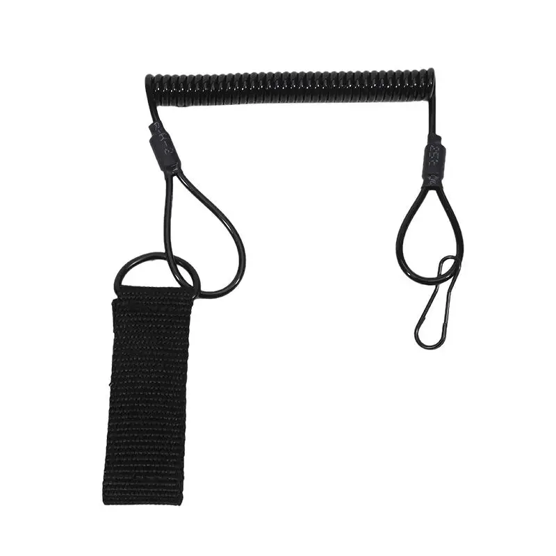 Anti Lost Elastic Spring Lanyard Rope Safety Strap For Keychain Flashlight Outdoor Hunting Tactical Anti Drop Accessory
Anti Lost Elastic Spring Lanyard Rope Safety Strap For Keychain Flashlight Outdoor Hunting Tactical Anti Drop Accessory