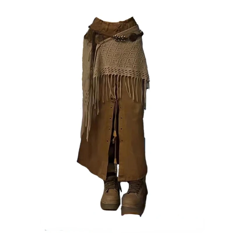 Drawstring Autumn Solid Tassel Patchwork Causal Women Skirts All Match Vintage Skirt Sexy Chic Fashion Elegant Mujer Faldas
Drawstring Autumn Solid Tassel Patchwork Causal Women Skirts All Match Vintage Skirt Sexy Chic Fashion Elegant Mujer Faldas