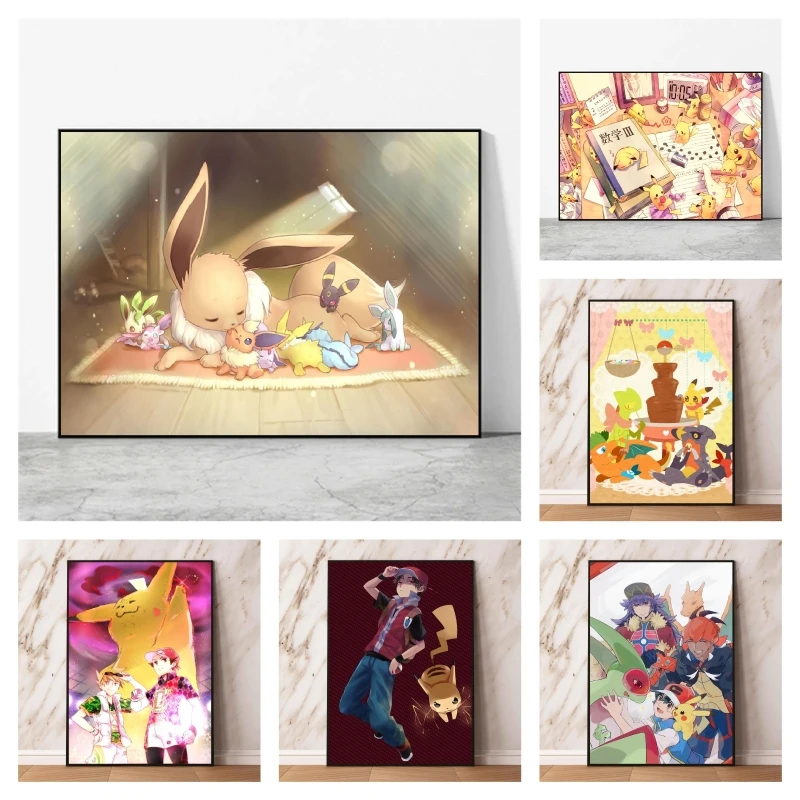 Canvas Posters Pokemon Pikachu Gift Art Birthday Gifts Modular Prints Modern Living Room Decoration Paintings
Canvas Posters Pokemon Pikachu Gift Art Birthday Gifts Modular Prints Modern Living Room Decoration Paintings