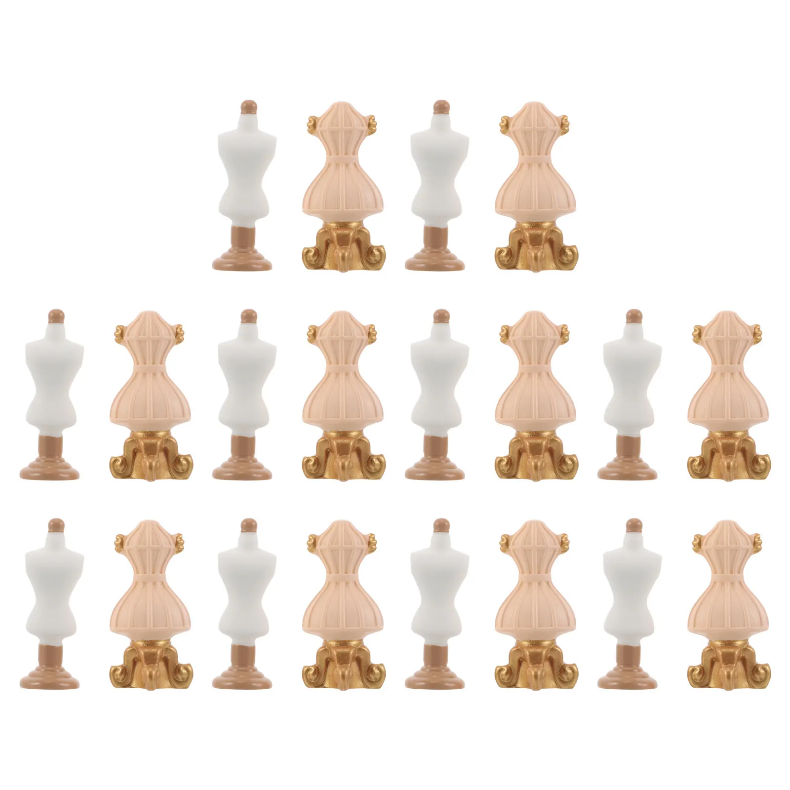 20Pcs Miniature Clothes Rack for Dollhouse Vintage Style Garment Stand Boutique Display Small Mannequin Dress Form Accessories
20Pcs Miniature Clothes Rack for Dollhouse Vintage Style Garment Stand Boutique Display Small Mannequin Dress Form Accessories