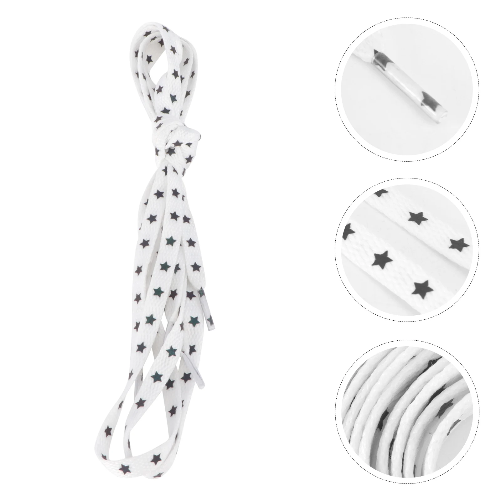 1Pair Reflective Shoelace Creative Star Pattern Elastic Durable Flat Shoe Laces for Running Safety Night Exercise
1Pair Reflective Shoelace Creative Star Pattern Elastic Durable Flat Shoe Laces for Running Safety Night Exercise