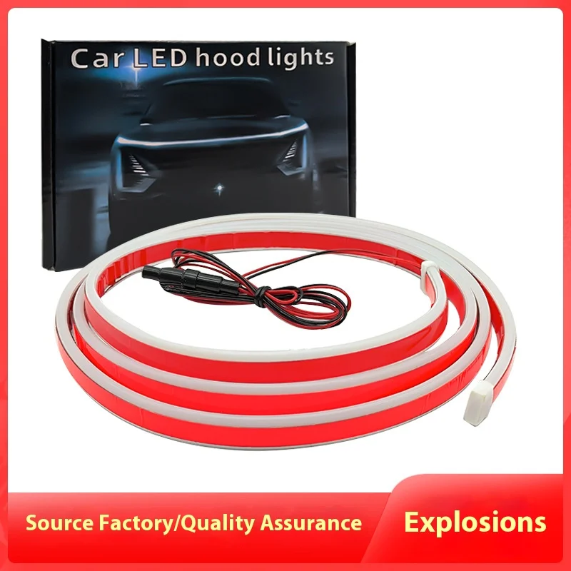 Car start scanning through daytime running lights, hood lights, engine hood decorative lights, grille LED retrofit lights
Car start scanning through daytime running lights, hood lights, engine hood decorative lights, grille LED retrofit lights