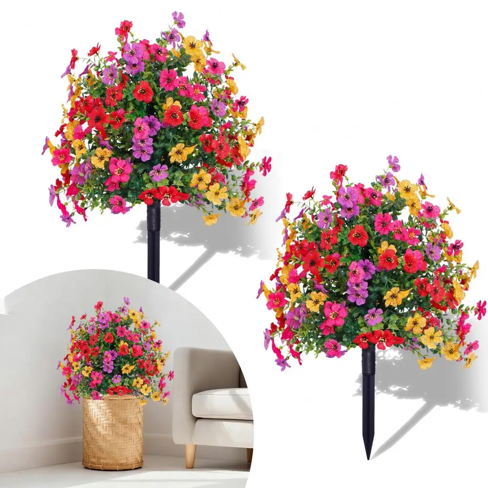 2 шт. искусственных цветов с УФ-защитой, имитация пластиковых цветов, для декора дома, сада, веранды, патио, свадеб и вечеринок
2 шт. искусственных цветов с УФ-защитой, имитация пластиковых цветов, для декора дома, сада, веранды, патио, свадеб и вечеринок