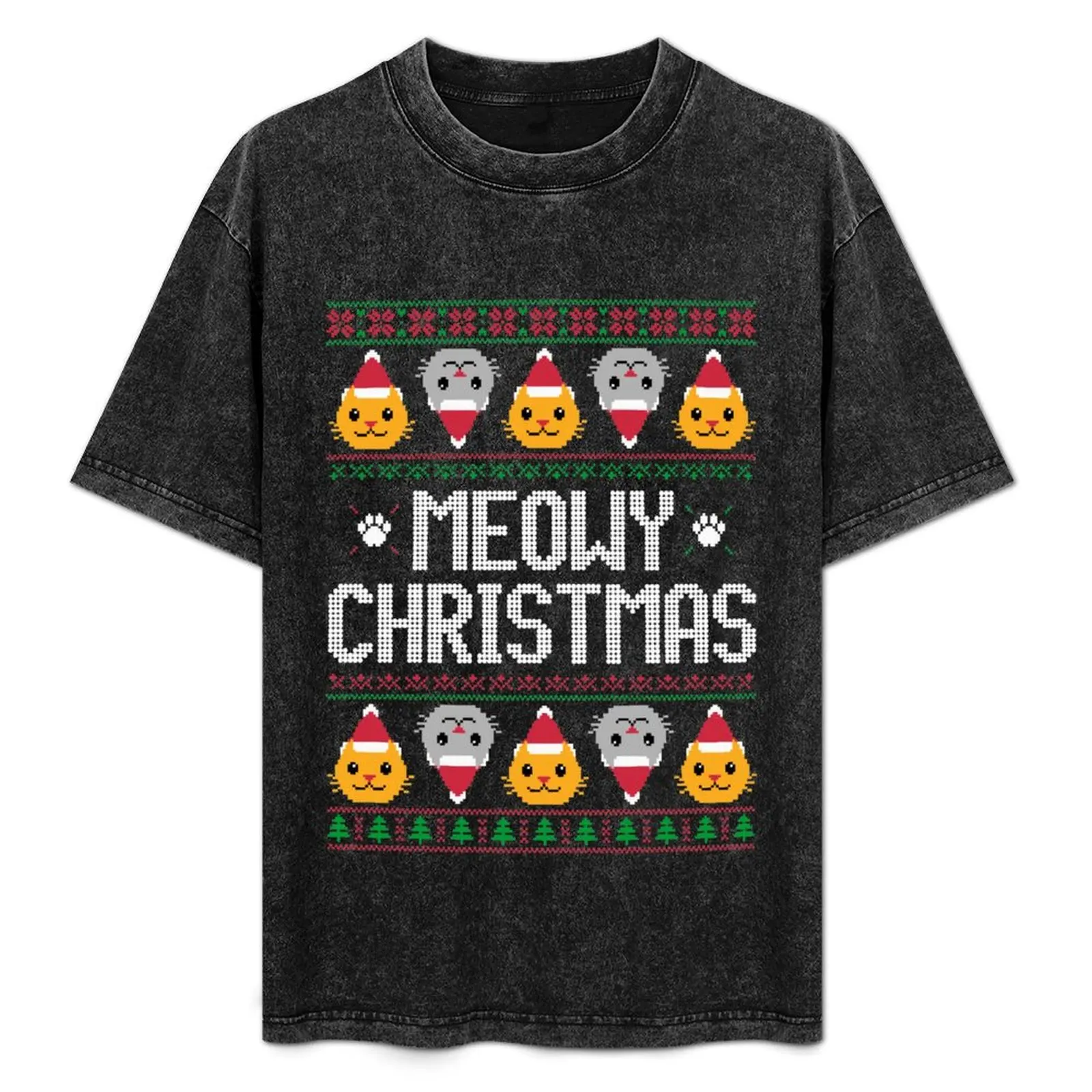 Ugly Christmas Sweater - Cat T-Shirt Trendy Casual Short Sleeve Shirt
Ugly Christmas Sweater - Cat T-Shirt Trendy Casual Short Sleeve Shirt