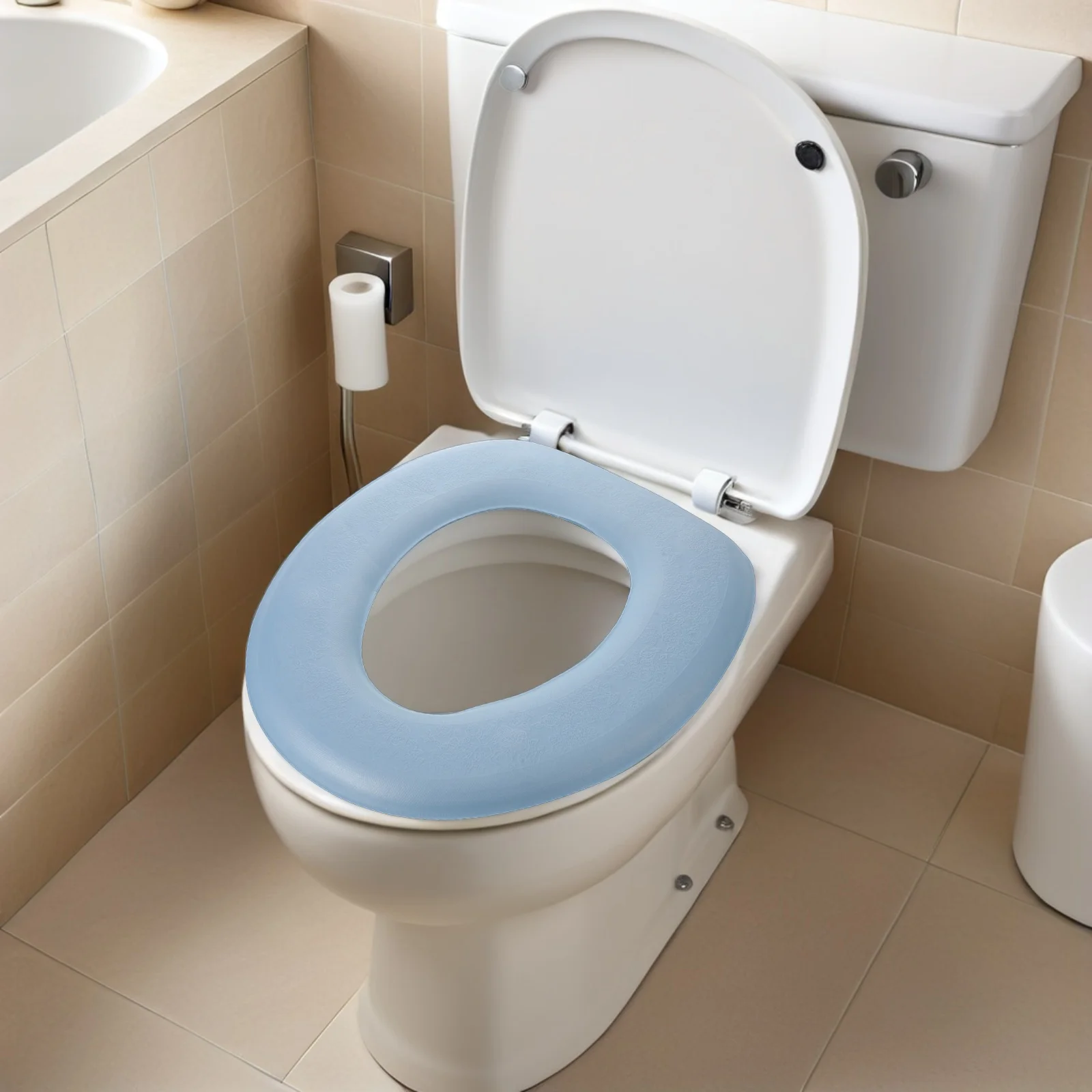 2pcs Toilet Seat Cushion Eva Thickened Waterproof Adhesive Universal Fit Reusable Washable Soft Comfortable Bathroom Toilet Seat
2pcs Toilet Seat Cushion Eva Thickened Waterproof Adhesive Universal Fit Reusable Washable Soft Comfortable Bathroom Toilet Seat