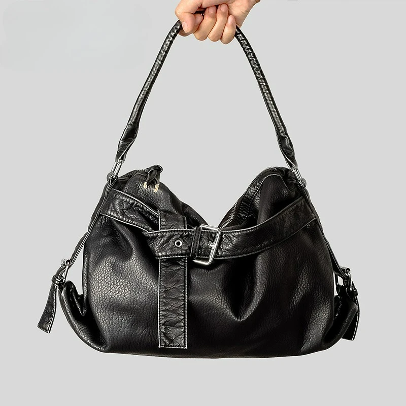 Large Capacity Soft Leather Tote Bags For Women Vintage Y2k Punk Bags Ladies Travel Commuting Handbags Motorcycle Crossbody Bag
Large Capacity Soft Leather Tote Bags For Women Vintage Y2k Punk Bags Ladies Travel Commuting Handbags Motorcycle Crossbody Bag