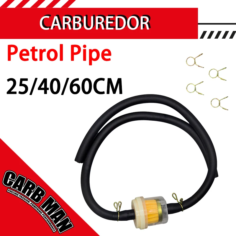 60CM 40CM 25CM Universal Motorcycle Rubber Inner Gas Fuel Filter Petrol Pipe For 49 50 110 125 150cc Scooter Dirt Bike ATV
60CM 40CM 25CM Universal Motorcycle Rubber Inner Gas Fuel Filter Petrol Pipe For 49 50 110 125 150cc Scooter Dirt Bike ATV