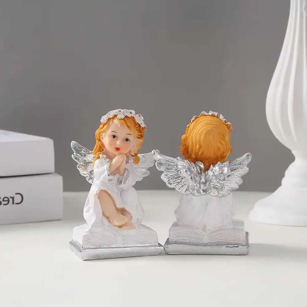 Creative statue gift angel cute girl resin craft holiday gift home desk ornament
Creative statue gift angel cute girl resin craft holiday gift home desk ornament