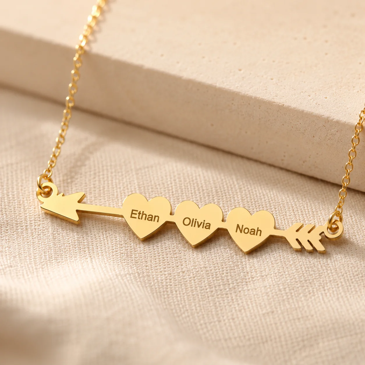 Custom Heart Arrow Name Necklace Stainless Steel Personalized Family Jewelry Gift for Women
Custom Heart Arrow Name Necklace Stainless Steel Personalized Family Jewelry Gift for Women