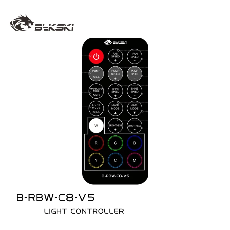 Контроллер фантомного освещения Bykski для синхронизации освещения Bykski's 5 В A-RGB, пульт дистанционного управления, синхронизация материнской платы B-RBW-C8-V5
Контроллер фантомного освещения Bykski для синхронизации освещения Bykski's 5 В A-RGB, пульт дистанционного управления, синхронизация материнской платы B-RBW-C8-V5