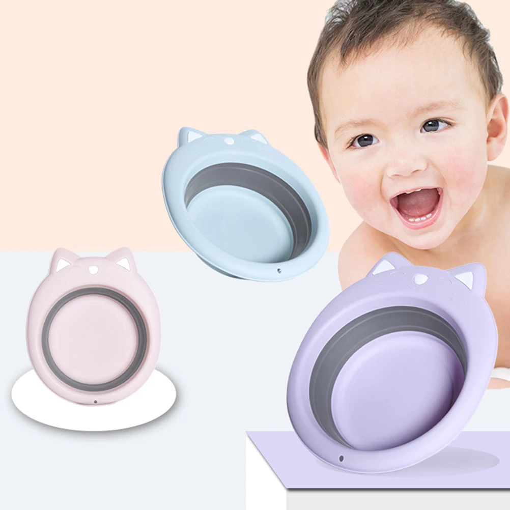 Kitten Shape Bathing Folding Wash Basin Washbasin Travel Sink Portable Baby Washbasin Baby Basin Kitchen Facility
Kitten Shape Bathing Folding Wash Basin Washbasin Travel Sink Portable Baby Washbasin Baby Basin Kitchen Facility