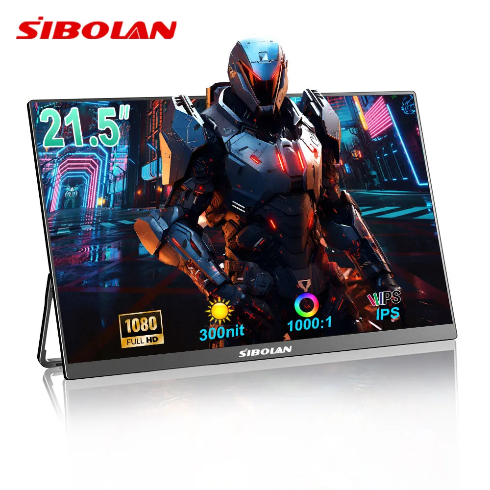 Sibolan 21,5-дюймовый портативный монитор 1080P USB C HDMI Игровая подставка Расширитель экрана IPS Умный корпус и динамики, HDR Plug and Play
Sibolan 21,5-дюймовый портативный монитор 1080P USB C HDMI Игровая подставка Расширитель экрана IPS Умный корпус и динамики, HDR Plug and Play