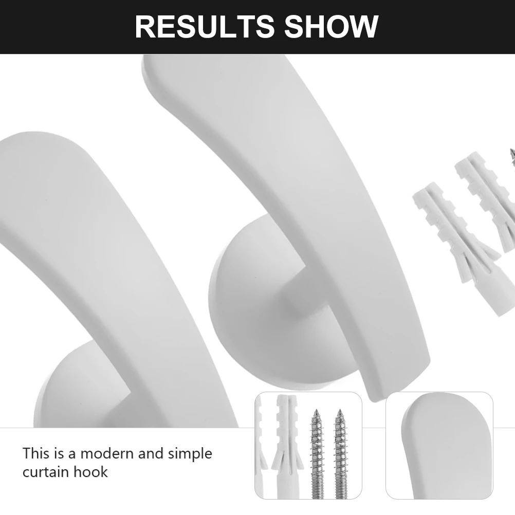 2pcs Curtain Hooks Wall Holder Tieback Metal Zinc Alloy Office Home Decor Corrosion Resistant Easy Install Hat for Curtains
2pcs Curtain Hooks Wall Holder Tieback Metal Zinc Alloy Office Home Decor Corrosion Resistant Easy Install Hat for Curtains