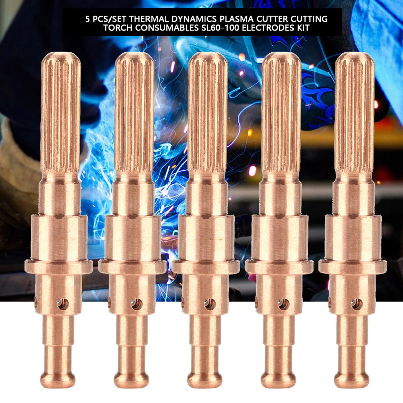 Plasma Torch Electrodes Plasma Cutter Consumables Plasma SL60-100 Electrodes 9-8215 Electrodes Plasma Torch Electrodes
Plasma Torch Electrodes Plasma Cutter Consumables Plasma SL60-100 Electrodes 9-8215 Electrodes Plasma Torch Electrodes