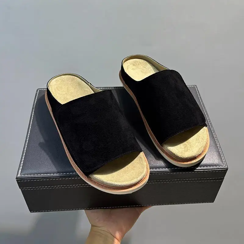 Versatile Trendy Thick Bottom Retro Magic Tape Slippers Men Outdoor Wear 2026 Spring Summer New Men Summer Luxury ...
Versatile Trendy Thick Bottom Retro Magic Tape Slippers Men Outdoor Wear 2026 Spring Summer New Men Summer Luxury ...