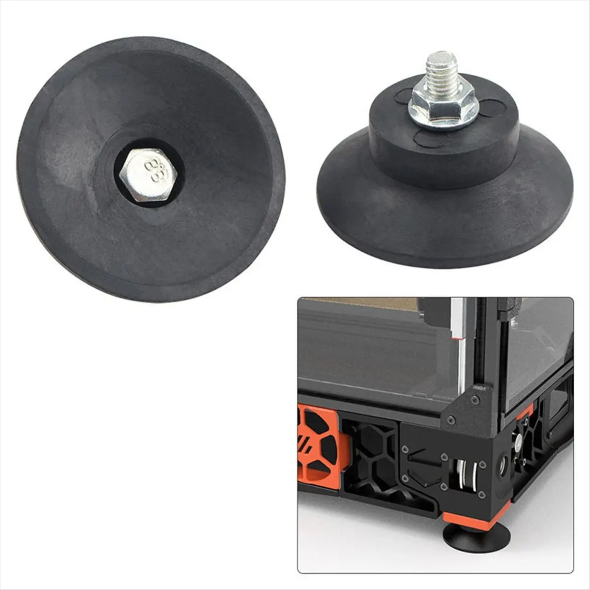 T69C! 4Pcs 3D Printer Rubber Foot Anti-Slip Rubber Shock Pad Antivibration Feet for VORON V2.4 3D Printer Parts
T69C! 4Pcs 3D Printer Rubber Foot Anti-Slip Rubber Shock Pad Antivibration Feet for VORON V2.4 3D Printer Parts