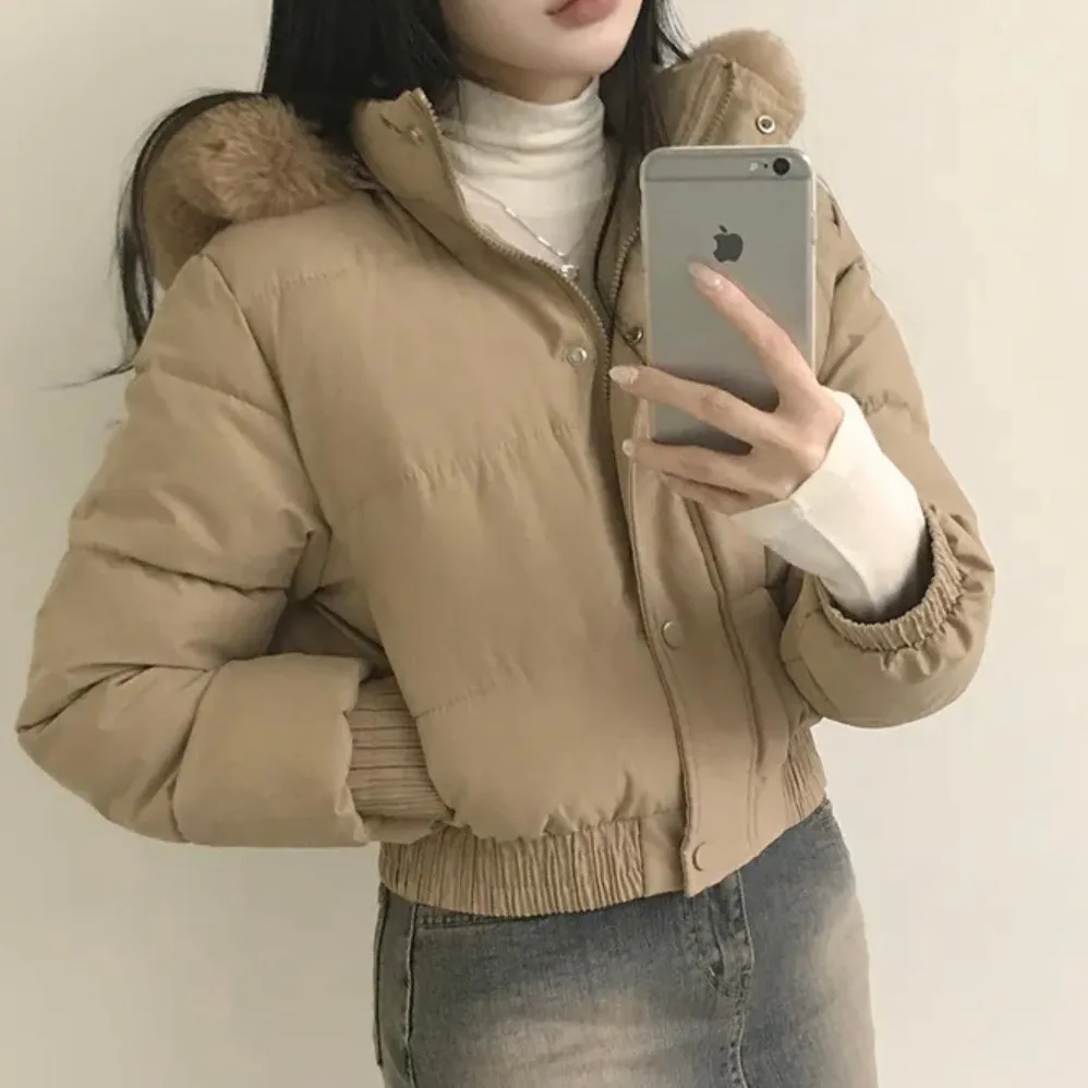 Women's Chic Winter ort Loose Warm Du down Coat with Hat Versatile Cotton Top Faionable New Arrival Commute Sle
Women's Chic Winter ort Loose Warm Du down Coat with Hat Versatile Cotton Top Faionable New Arrival Commute Sle