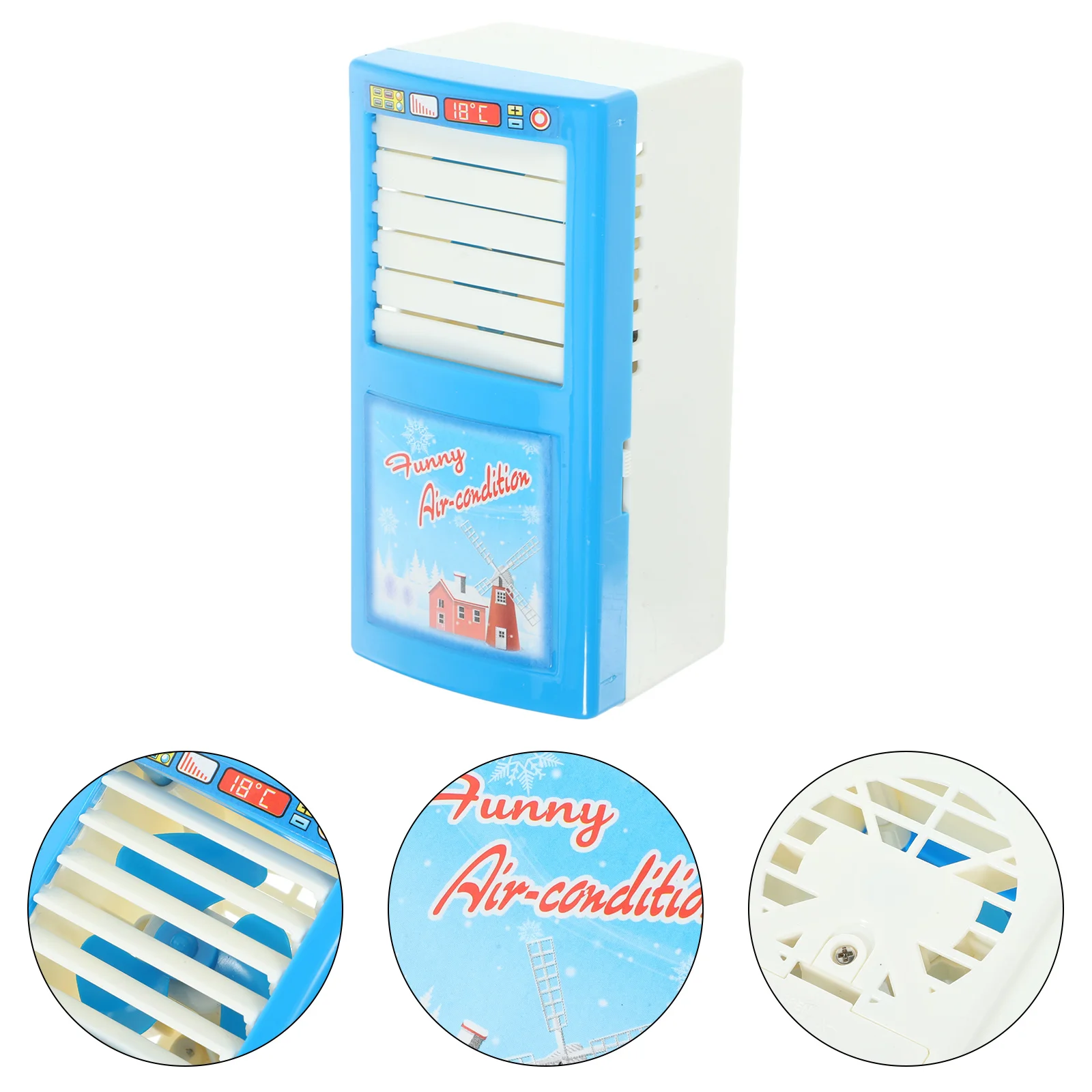Simulated Mini Air Conditioner Toys Creative Kids Educational Prank Physics Home Appliance Toy Children Play Kitchen Plastic Fun
Simulated Mini Air Conditioner Toys Creative Kids Educational Prank Physics Home Appliance Toy Children Play Kitchen Plastic Fun