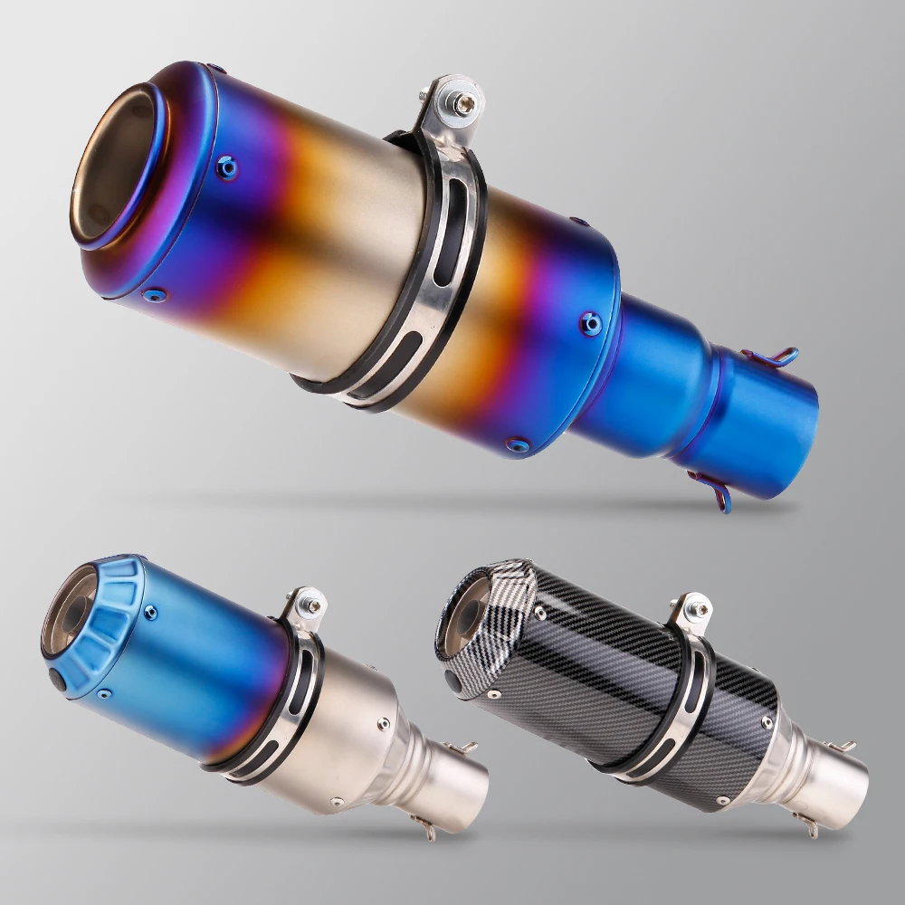 For kawasaki yamaha r3 r6 zx6r z800 fz6 mt07 mt09 GY6 MT10 z900 51mm Motocross racing universal motorcycle exhaust muffler pipe
For kawasaki yamaha r3 r6 zx6r z800 fz6 mt07 mt09 GY6 MT10 z900 51mm Motocross racing universal motorcycle exhaust muffler pipe