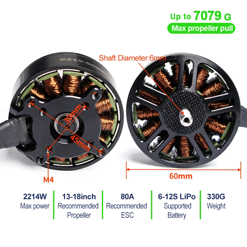 4pcs RC Motor 5215 5215 350KV 500KV Brushless Motor Waterproof 4-8S For FPV Multirotor Motors RC Drones Parts Toy Accessories
4pcs RC Motor 5215 5215 350KV 500KV Brushless Motor Waterproof 4-8S For FPV Multirotor Motors RC Drones Parts Toy Accessories