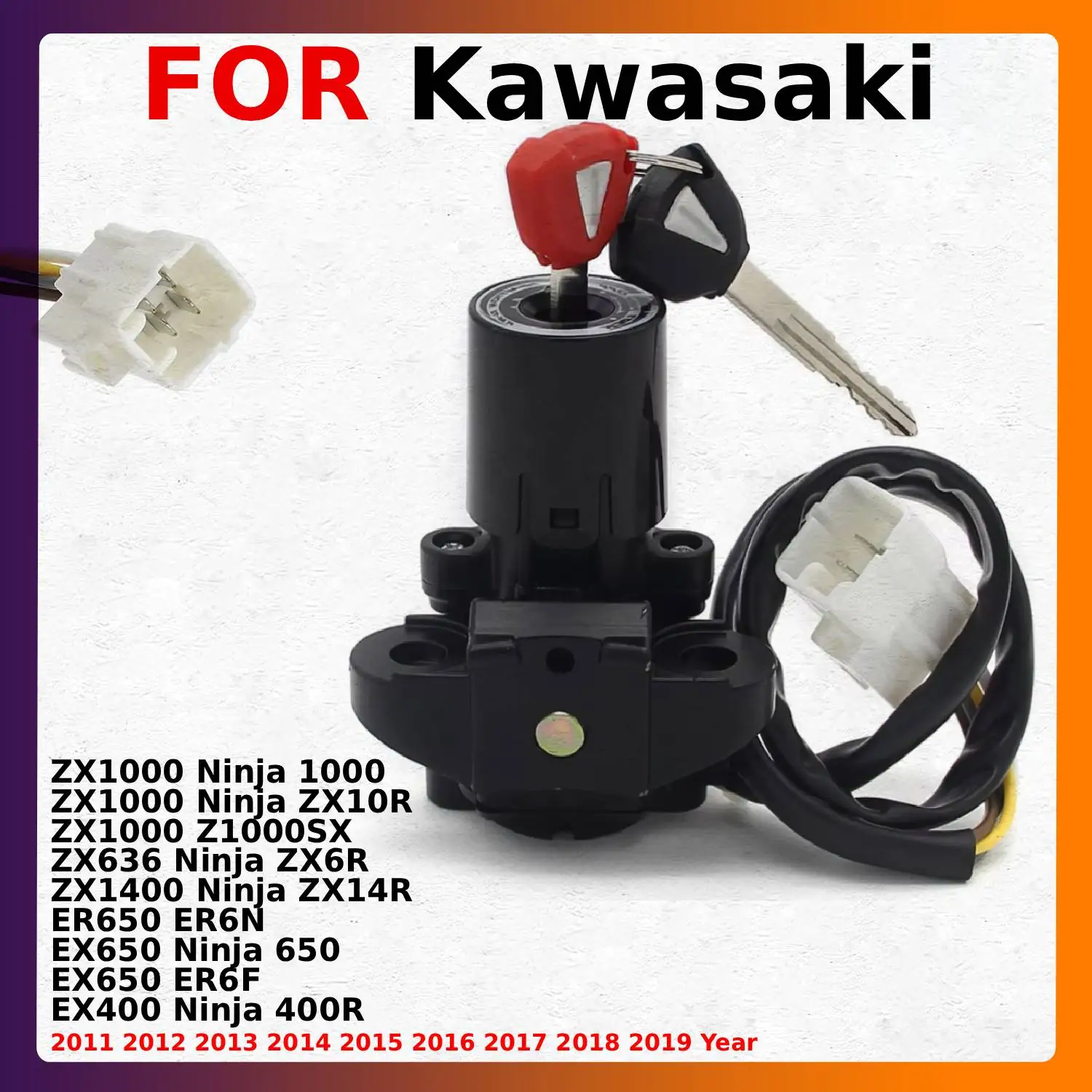 Motorcycle Ignition Switch Key Fits For Kawasaki ZX1000 Ninja 1000 ZX10R Z1000SX ZX636 ZX1400 ZX14R ZX6R 27005-0568 27005-0556
Motorcycle Ignition Switch Key Fits For Kawasaki ZX1000 Ninja 1000 ZX10R Z1000SX ZX636 ZX1400 ZX14R ZX6R 27005-0568 27005-0556