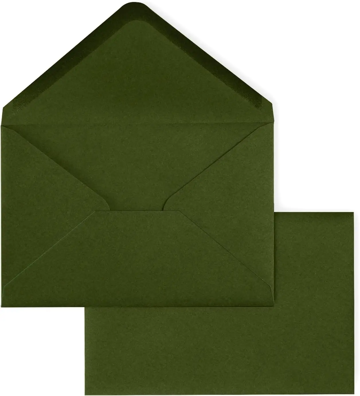 50 A4 Olive Green Envelopes with Gold Seals, 4.29x6.3" for Wedding Invitations and Thank You Cards
50 A4 Olive Green Envelopes with Gold Seals, 4.29x6.3" for Wedding Invitations and Thank You Cards