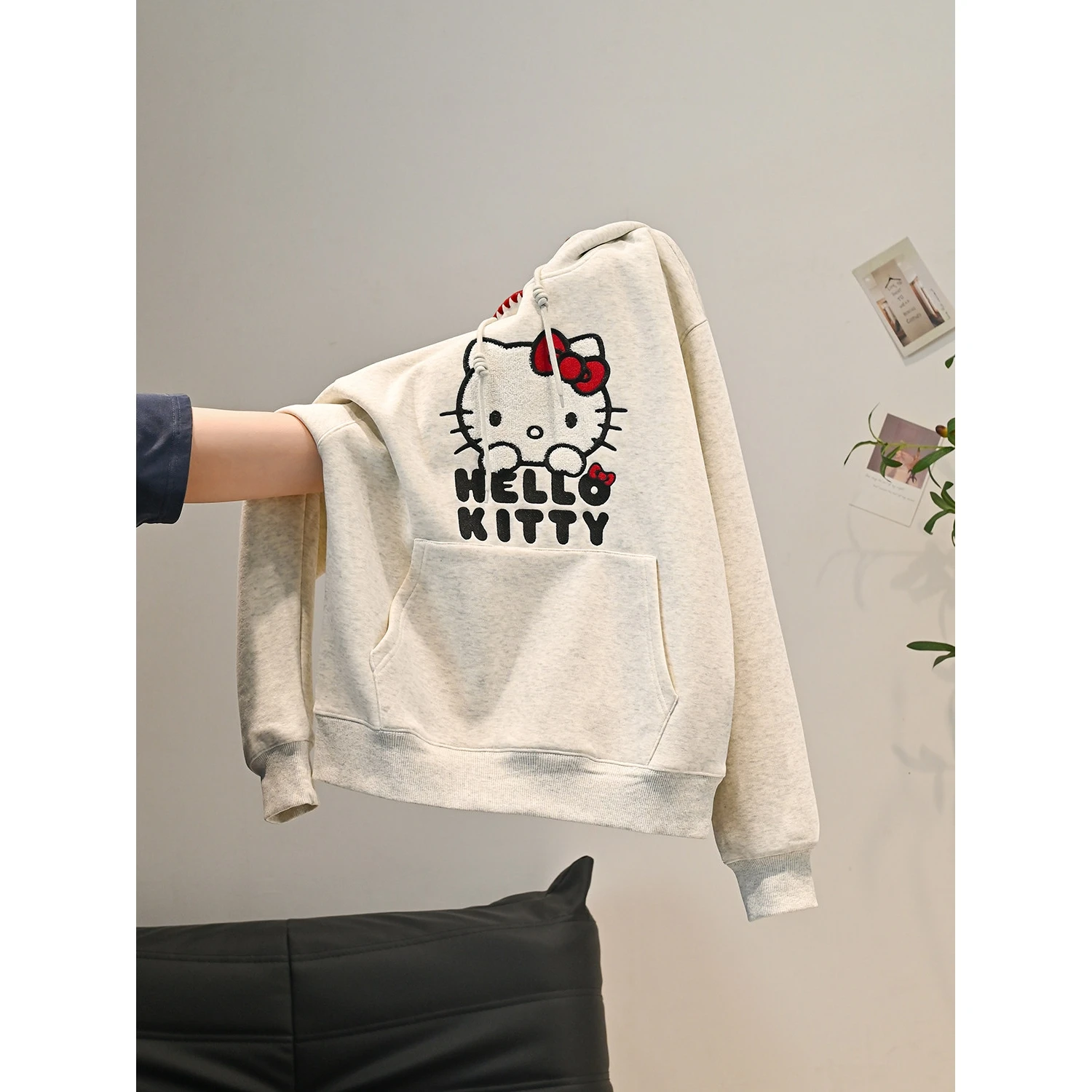 Loose Women's Hoodie Embroidered Kit Korean College Sle Lazy Faion Long Sve Cotton Inner Sve Casual Sweatirt
Loose Women's Hoodie Embroidered Kit Korean College Sle Lazy Faion Long Sve Cotton Inner Sve Casual Sweatirt