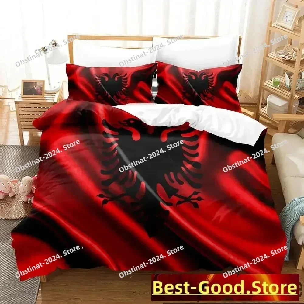 3D Republika Shqiptare Bedding Set Printed single Comforter Quilt Bed Cover Duvet Cover Pillow Case 3 Pieces Set Kids Adult Size
3D Republika Shqiptare Bedding Set Printed single Comforter Quilt Bed Cover Duvet Cover Pillow Case 3 Pieces Set Kids Adult Size