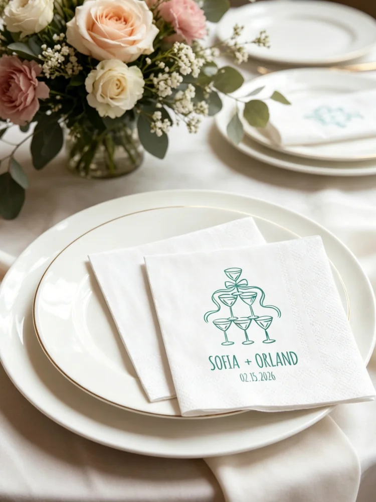 Custom Printed Cocktail Napkins Custom Names Date Any Color Disposable Paper Napkins Wedding Engagement Bridal Shower Table
Custom Printed Cocktail Napkins Custom Names Date Any Color Disposable Paper Napkins Wedding Engagement Bridal Shower Table
