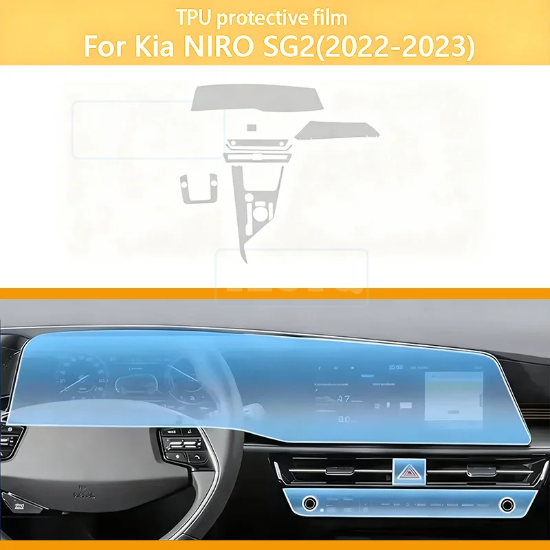 For Kia Niro SG2 2022 2023 Anti-scratch Car Interior Navigation Door Center Console Dashboard TPU Protector Film Accessories
For Kia Niro SG2 2022 2023 Anti-scratch Car Interior Navigation Door Center Console Dashboard TPU Protector Film Accessories