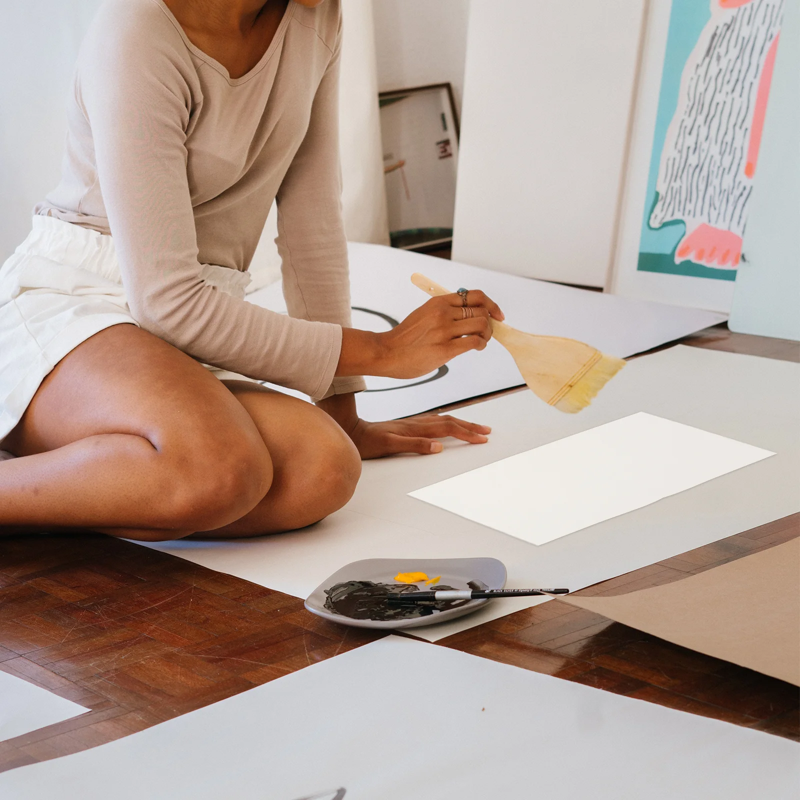 100Pcs Raw Xuan Paper Natural Breathable Calligraphy Sheets for Watercolor Sumi Drawing Thickened Rice Paper Writing Practice
100Pcs Raw Xuan Paper Natural Breathable Calligraphy Sheets for Watercolor Sumi Drawing Thickened Rice Paper Writing Practice