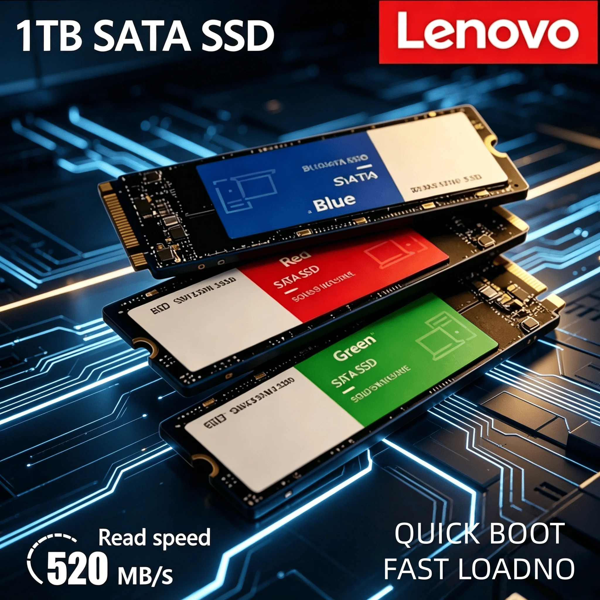 Lenovo 2026 New SATA 2280 M.2 SSD 1TB High Speed NGFF Solid State Drive Internal Hard Drive Upgrade for Laptop Desktop PC
Lenovo 2026 New SATA 2280 M.2 SSD 1TB High Speed NGFF Solid State Drive Internal Hard Drive Upgrade for Laptop Desktop PC