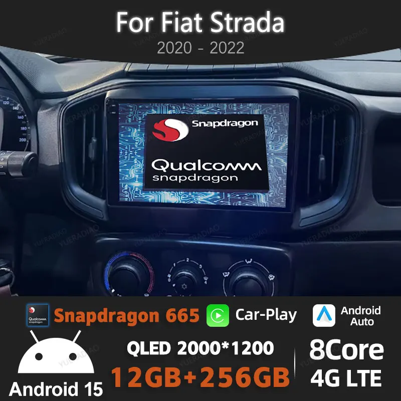 Android 15 Car Radio For FIAT Strada 2020 - 2021 Multimedia Video Player 4G LTE 5G WIFI QLED Qualcomm 2DIN BT GPS NAVI Head Unit
Android 15 Car Radio For FIAT Strada 2020 - 2021 Multimedia Video Player 4G LTE 5G WIFI QLED Qualcomm 2DIN BT GPS NAVI Head Unit