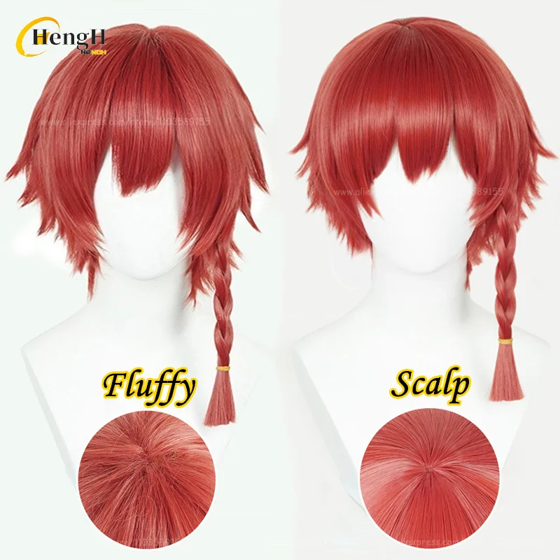 2 Styles Anime Kurona Ranze Synthetic Hair Short 30cm Red Braid Wigs Heat Resistant Hair Halloween Party Cosplay Anime Wigs
2 Styles Anime Kurona Ranze Synthetic Hair Short 30cm Red Braid Wigs Heat Resistant Hair Halloween Party Cosplay Anime Wigs