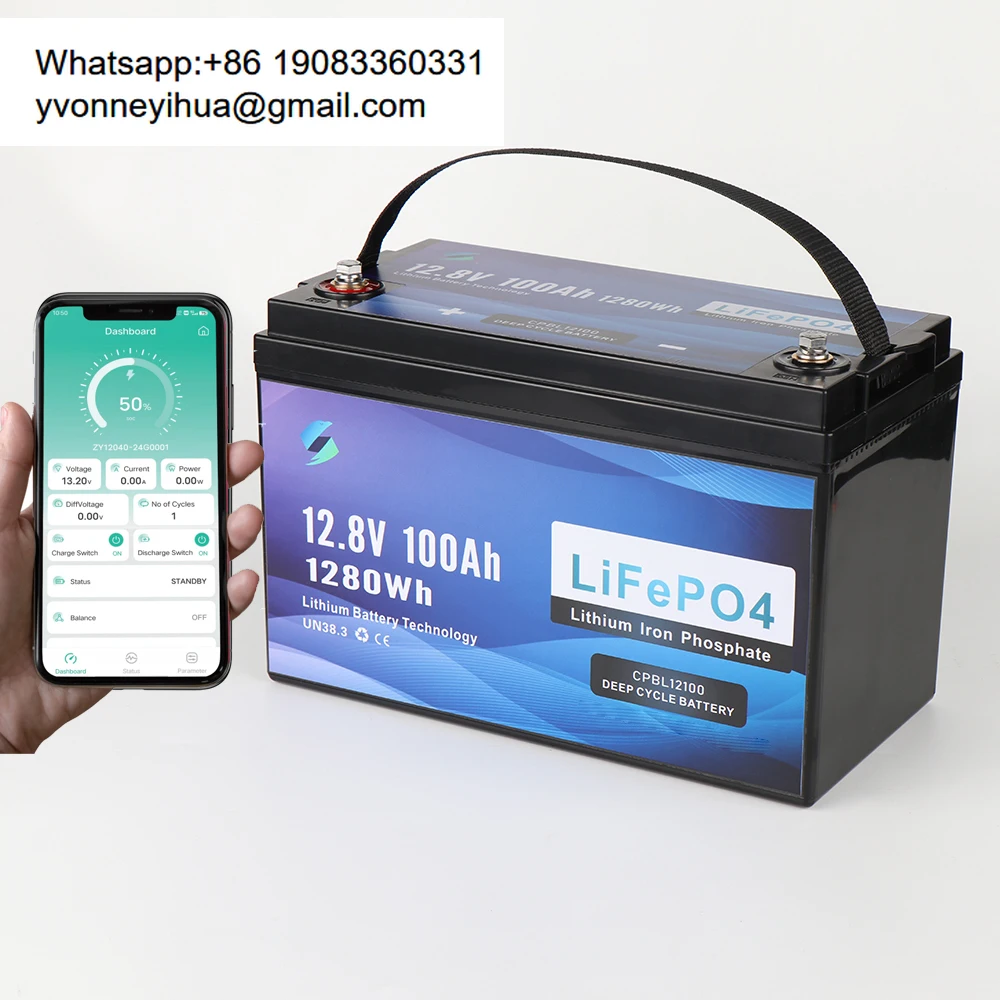 Self Heated LiFePO4 100Ah 12V Lithium Iron Phosphate Battery For RV, Marine
Self Heated LiFePO4 100Ah 12V Lithium Iron Phosphate Battery For RV, Marine