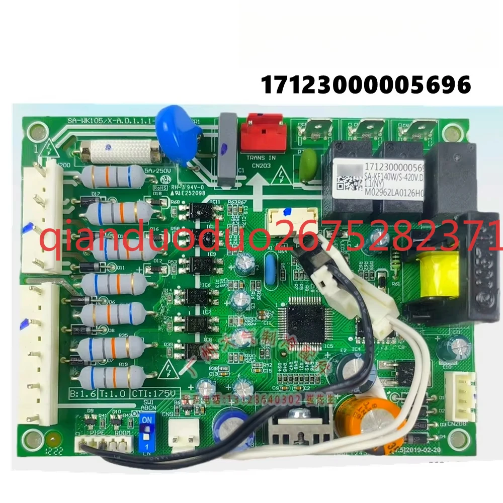 Air conditioning PCB circuit board KF105W-420V.D.2.4 (NY) KF280W/S-860T.D.1.6 KFR160W/S-540V.D.1.2 CE-KFR105W/SN1-430T.D.1.1
Air conditioning PCB circuit board KF105W-420V.D.2.4 (NY) KF280W/S-860T.D.1.6 KFR160W/S-540V.D.1.2 CE-KFR105W/SN1-430T.D.1.1