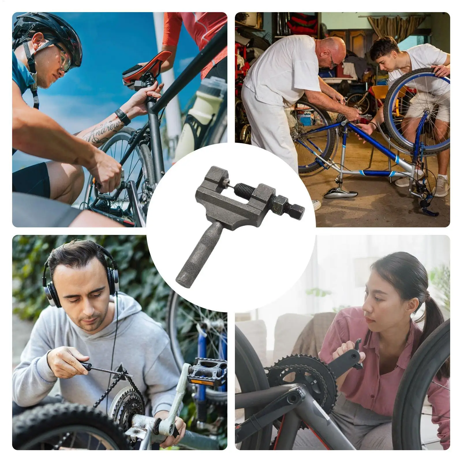 Инструмент для резки цепи мотоцикла, многоразовый портативный гаджет для разборки, инструмент для резки звеньев цепи для начинающих, семейный квадроцикл, велосипед
Инструмент для резки цепи мотоцикла, многоразовый портативный гаджет для разборки, инструмент для резки звеньев цепи для начинающих, семейный квадроцикл, велосипед