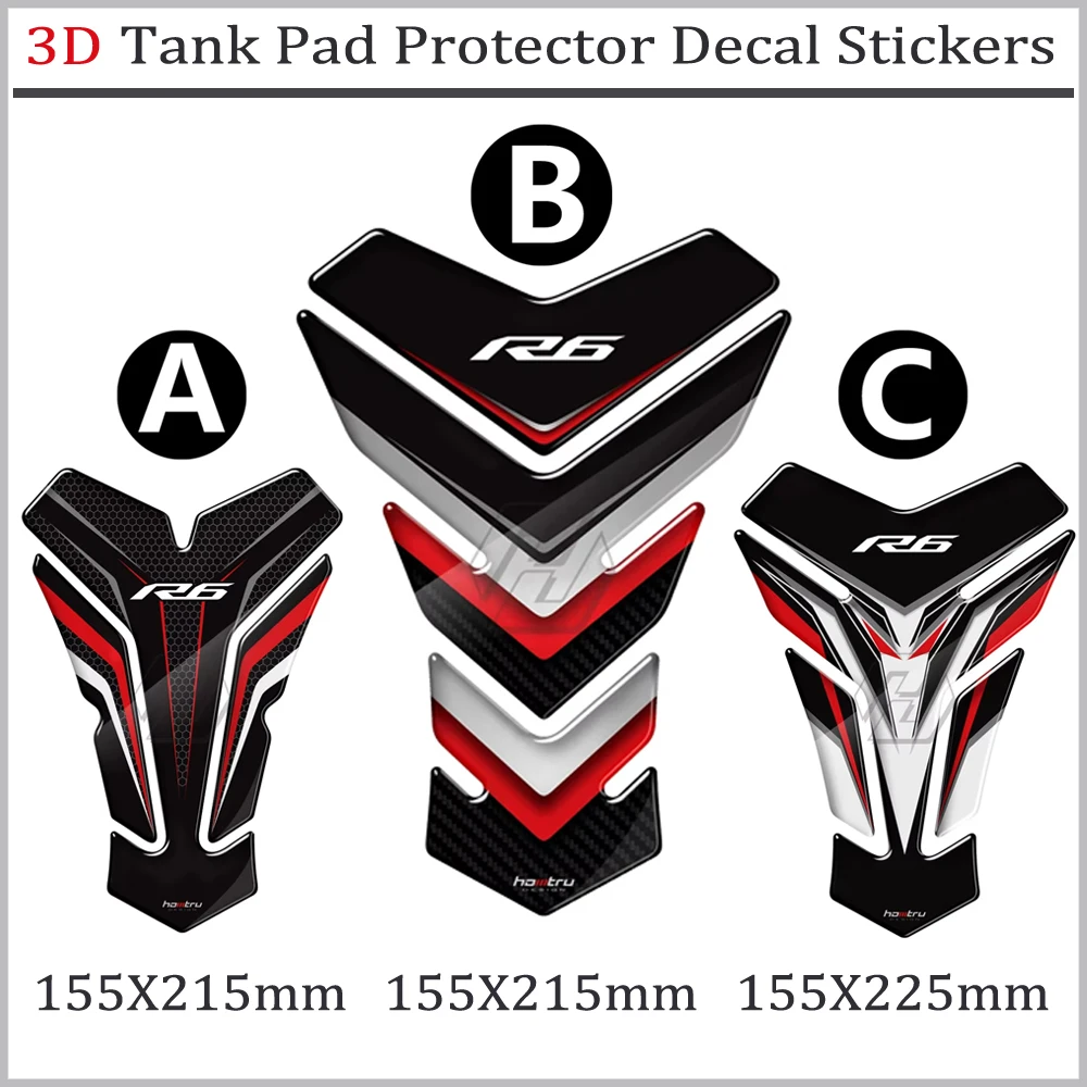 3D Resin Motorcycle Tank Pad Protector Sticker For Yamaha YZF-R6 R6 2002-2019 Motorcycle accessory decoration
3D Resin Motorcycle Tank Pad Protector Sticker For Yamaha YZF-R6 R6 2002-2019 Motorcycle accessory decoration