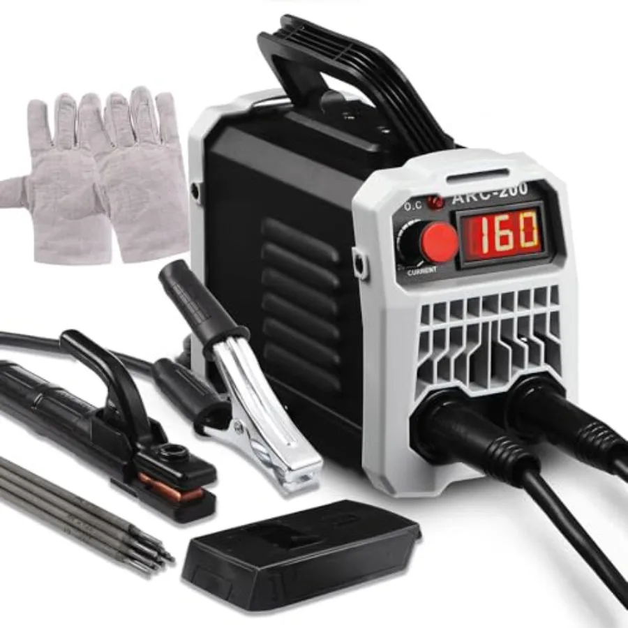 Stick Welder ARC200 110V, Portable Mini Electric Welding hine, IGBT Inverter Welder with Safety Protection and Collaborative Co
Stick Welder ARC200 110V, Portable Mini Electric Welding hine, IGBT Inverter Welder with Safety Protection and Collaborative Co