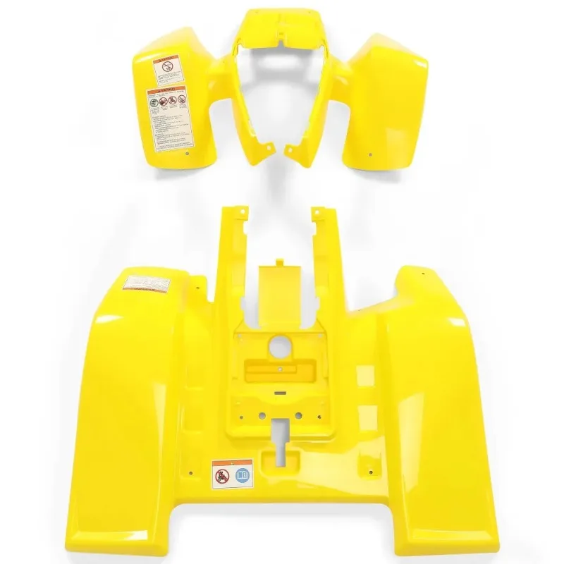 Front & Rear Fenders Plastic Kits YELLOW for 87-06 Banshee 350 YFZ350