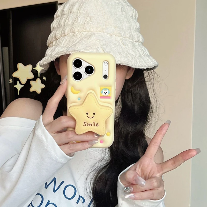 3d Star Stand Case For Huawei Pura60 70 80 Pro Cute Phone Case For Huawei Mate 60 70 Pro Case Yellow Funny Cartoon Back Cover
3d Star Stand Case For Huawei Pura60 70 80 Pro Cute Phone Case For Huawei Mate 60 70 Pro Case Yellow Funny Cartoon Back Cover