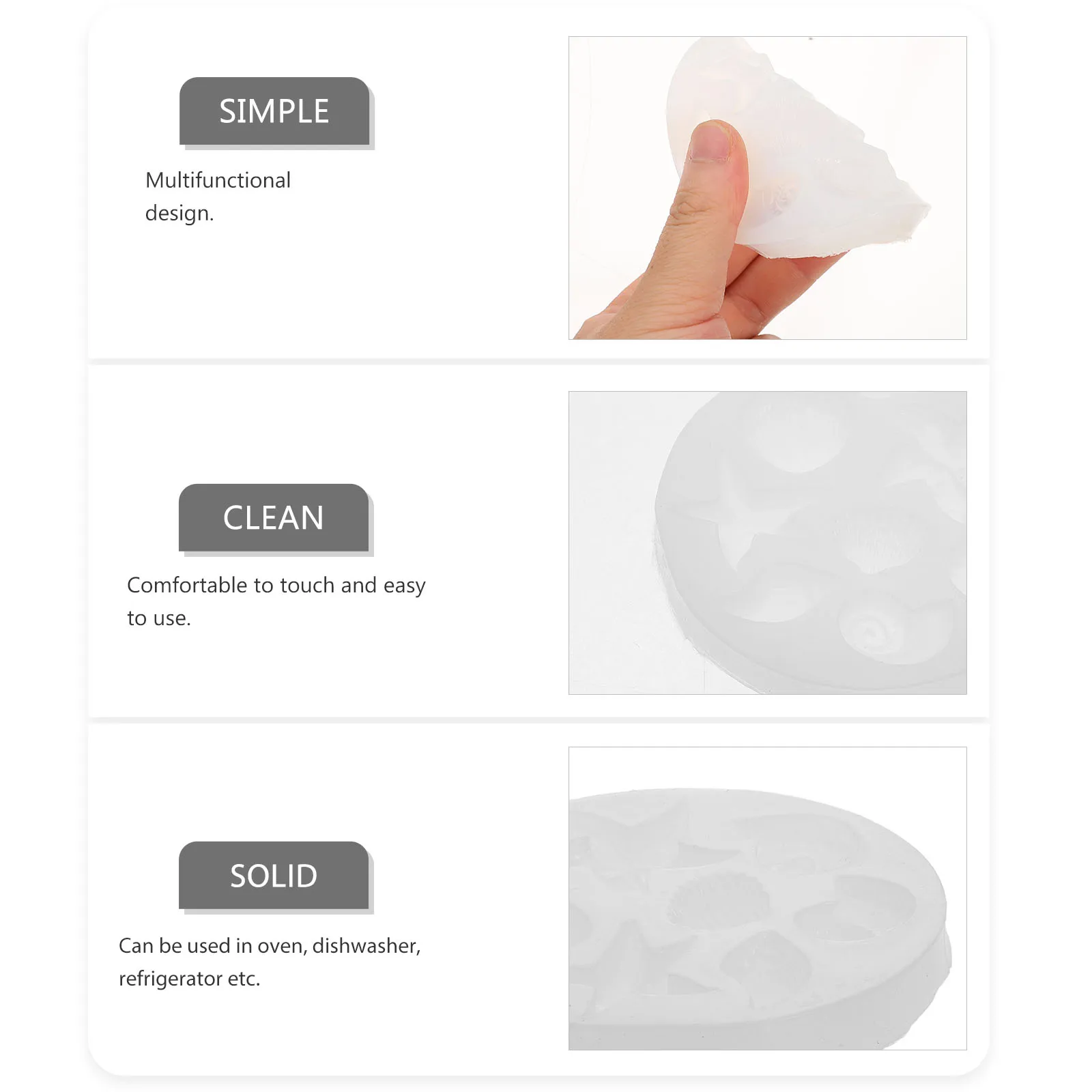 HeatResistant Ocean Silicone Mold FoodGrade Sea Animal Fondant Cake Baking Molds EcoFriendly Recyclable NonStick Accessory
HeatResistant Ocean Silicone Mold FoodGrade Sea Animal Fondant Cake Baking Molds EcoFriendly Recyclable NonStick Accessory