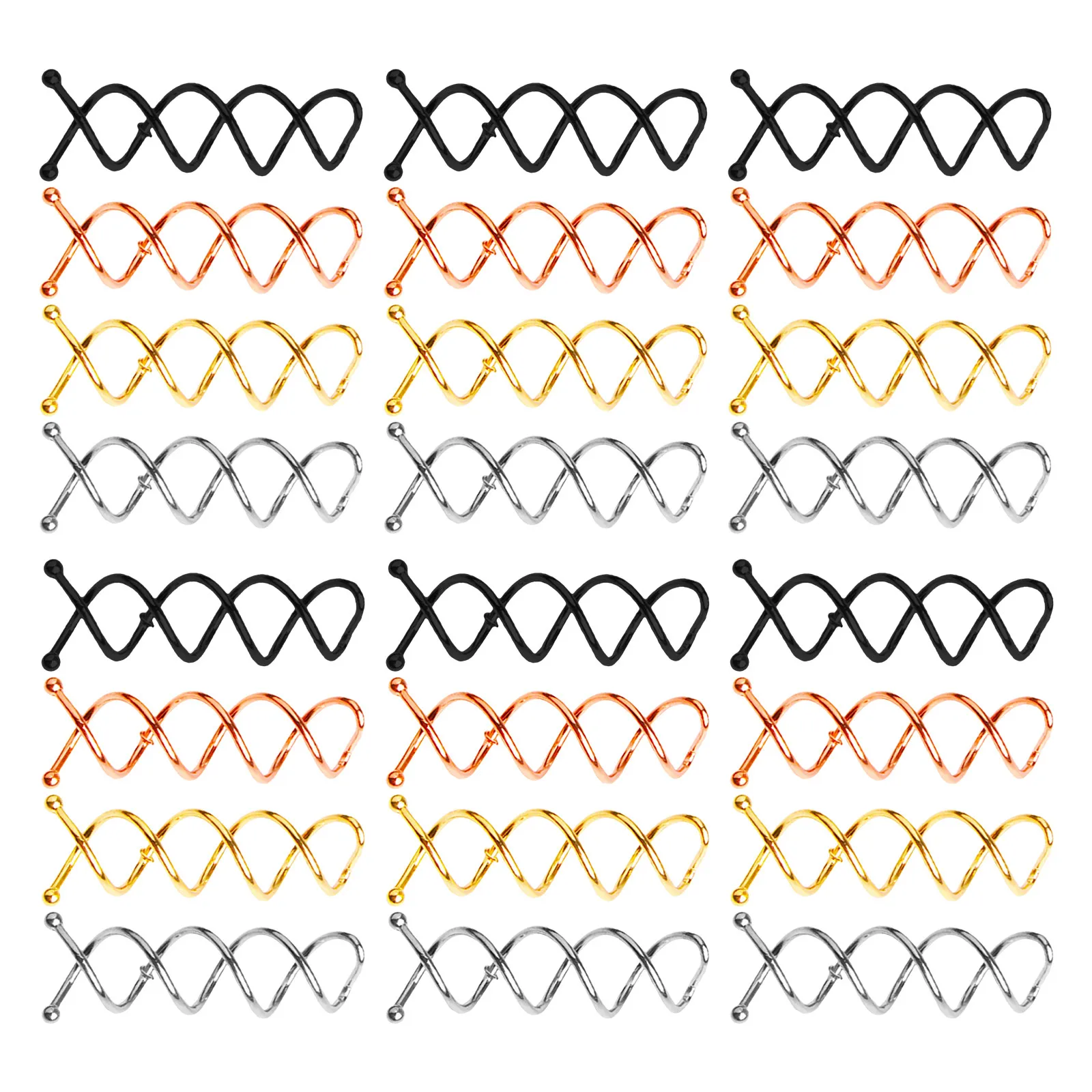 Набор из 40 спиральных заколок для волос: металлические зажимы для пучков с закругленными концами для легкой и надежной укладки, элегантных причесок и путешествий
Набор из 40 спиральных заколок для волос: металлические зажимы для пучков с закругленными концами для легкой и надежной укладки, элегантных причесок и путешествий