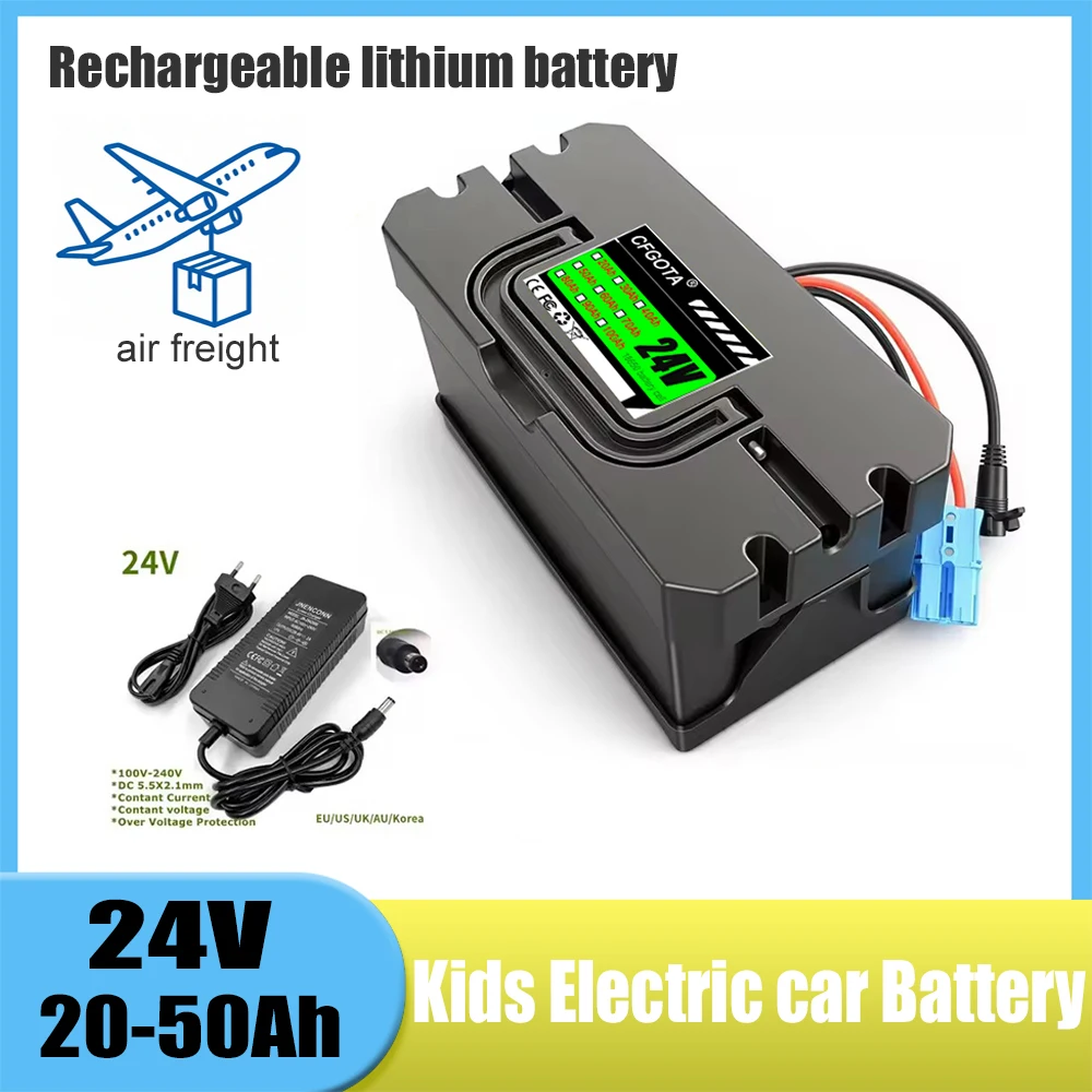 24V 50Ah Rechargeable lithium battery long life 29.4V Kids Ride on Toys Car Powered Electric Vehicles Battery
24V 50Ah Rechargeable lithium battery long life 29.4V Kids Ride on Toys Car Powered Electric Vehicles Battery